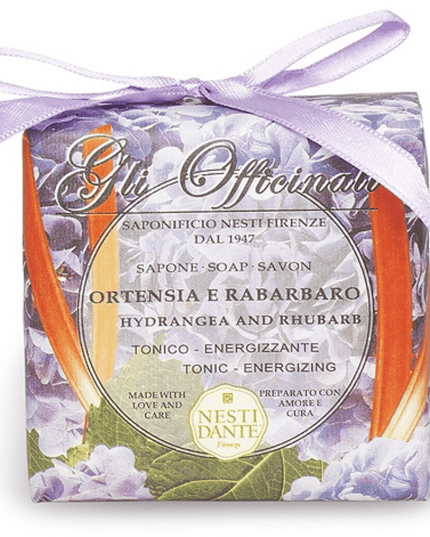 Nesti Dante "Gli Officinali "Hydrangea & Rhubarb Soap 200g