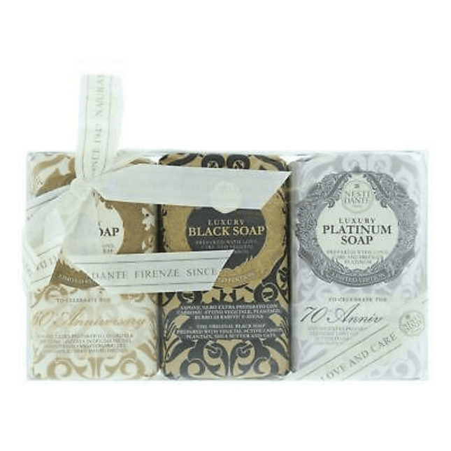 Nesti Dante Luxury Black & Hemp Soap Set 2x250g Nesti Dante Luxury Black & Hemp Soap Set 2x250g