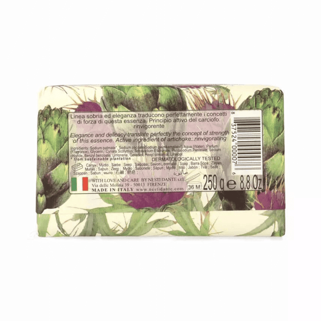 Nesti Dante Horto Botanico Artichoke Soap 250g Back
