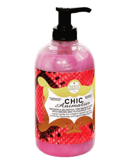 Nesti Dante Luxury Chic Animalier Red Hand & Face Wash 500ml