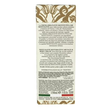 Nesti Dante Luxury Gold Cream 150ml Back