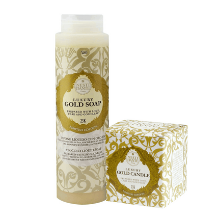 Nesti Dante Luxury Gold Gift Set ( Candle + Shower Gel )