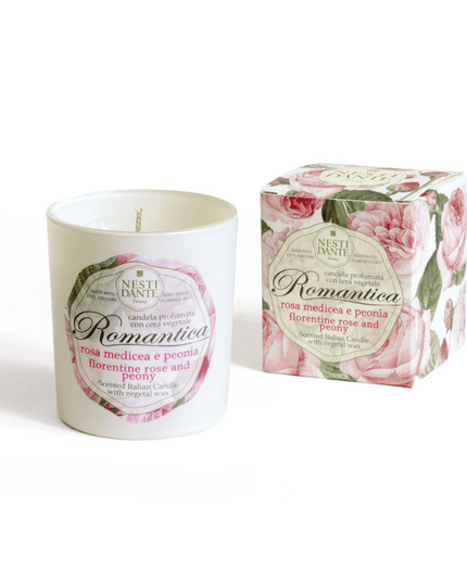 Nesti Dante Romantica Florentine Rose And Peony Candle 160G