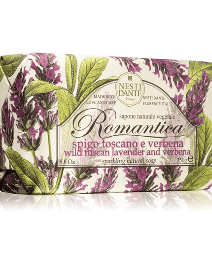 Nesti Dante Romantica Wild Tuscan Lavender & Verbena Soap 250g