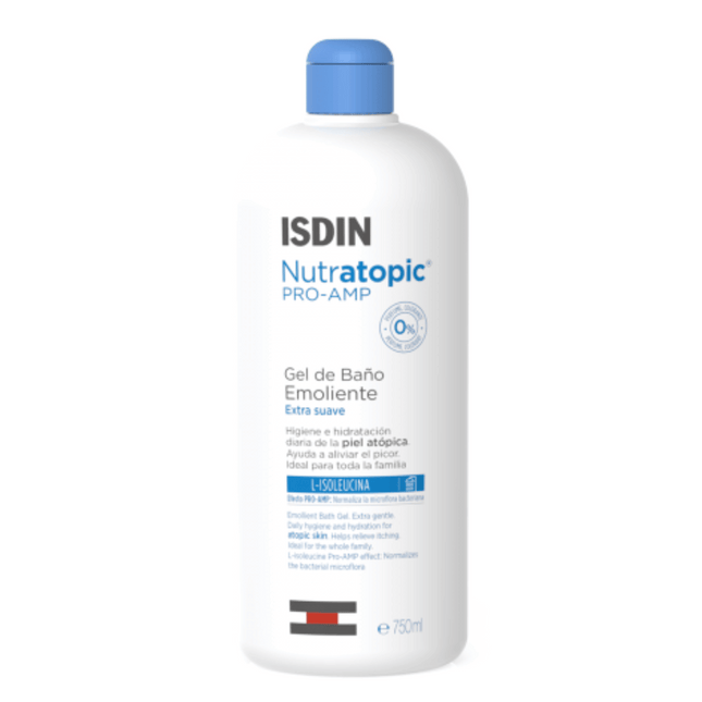 ISDIN Nutratopic Pro-Amp Emollient Bath Gel 400ml Cosmetics Online