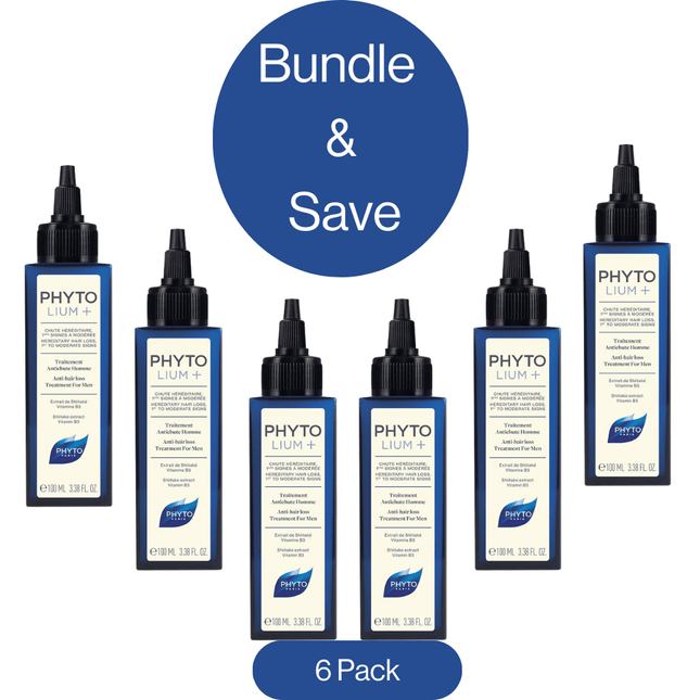 PHYTOLIUM+ Anti Hair Loss Treatment for Men 100ml 6 Pack Bundle