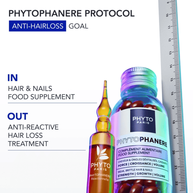 Phyto PHYTOPHANERE Reactive Anti-Hair Loss Treatment 12x5ml