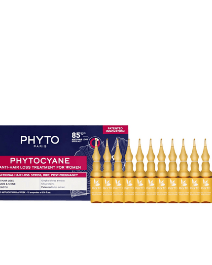 3 Months Supply - Phytocyane Anti Hair Loss Reactional Treatment Women Bundle