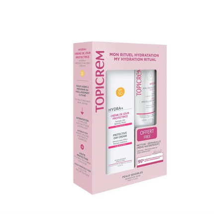 Topicrem Protect Day Cream (SPF50) 40ml + Gentle Micellar Water 40ml