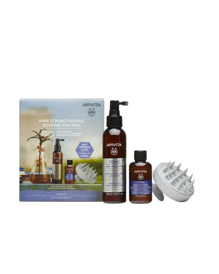 Apivita Hair Strengthening Routine Set For Men