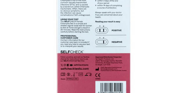 SELFCheck Female Chlamydia Test - 1 Test