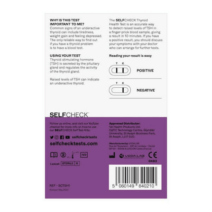 SELFCheck Thyroid Health Test - 1 Test