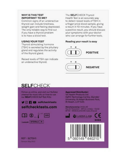 SELFCheck Thyroid Health Test - 1 Test