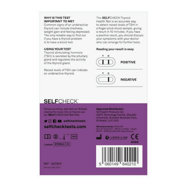 SELFCheck Thyroid Health Test - 1 Test