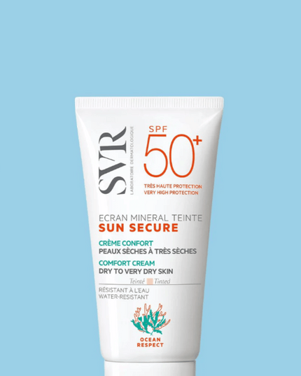 SVR SUN SECURE -MINERAL TINTED CREAM SPF50  DRY TO VERY DRY SKINS 60G