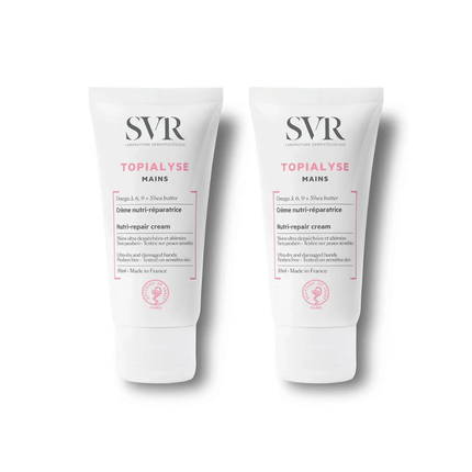 SVR TOPIALYSE NUTRI-REPAIR HAND CREAM  DUO 2x50ML