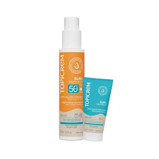 Topicrem Spray SPF50+ and Fresh After Sun gel 50ml