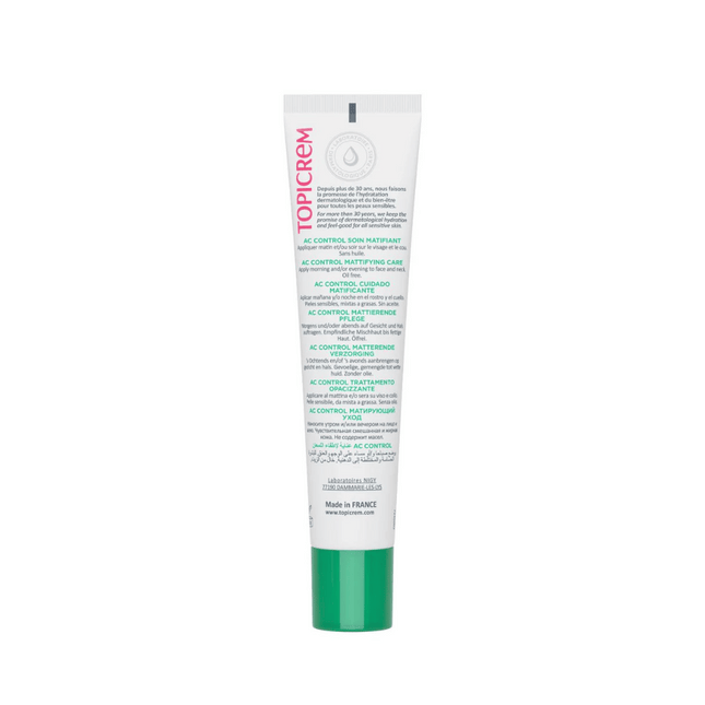 Topicrem AC Control Mattifying Care 40ml