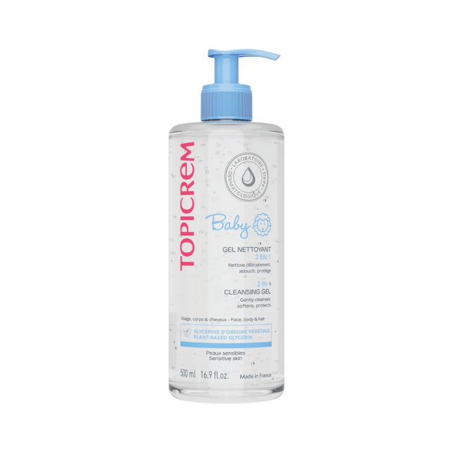 Topicrem Baby 2 In 1 Cleansing Gel 500ml