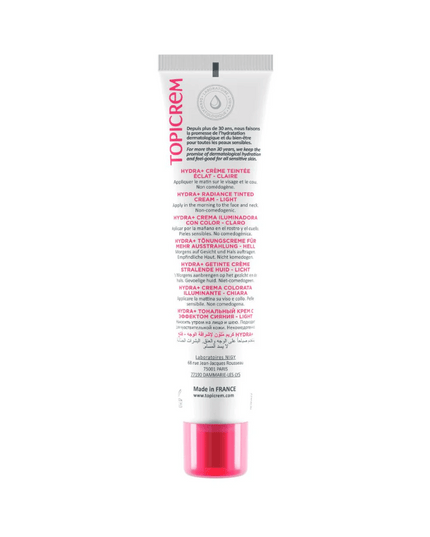 Topicrem HYDRA+ Radiance Tinted Cream SPF50 / Light 40ml