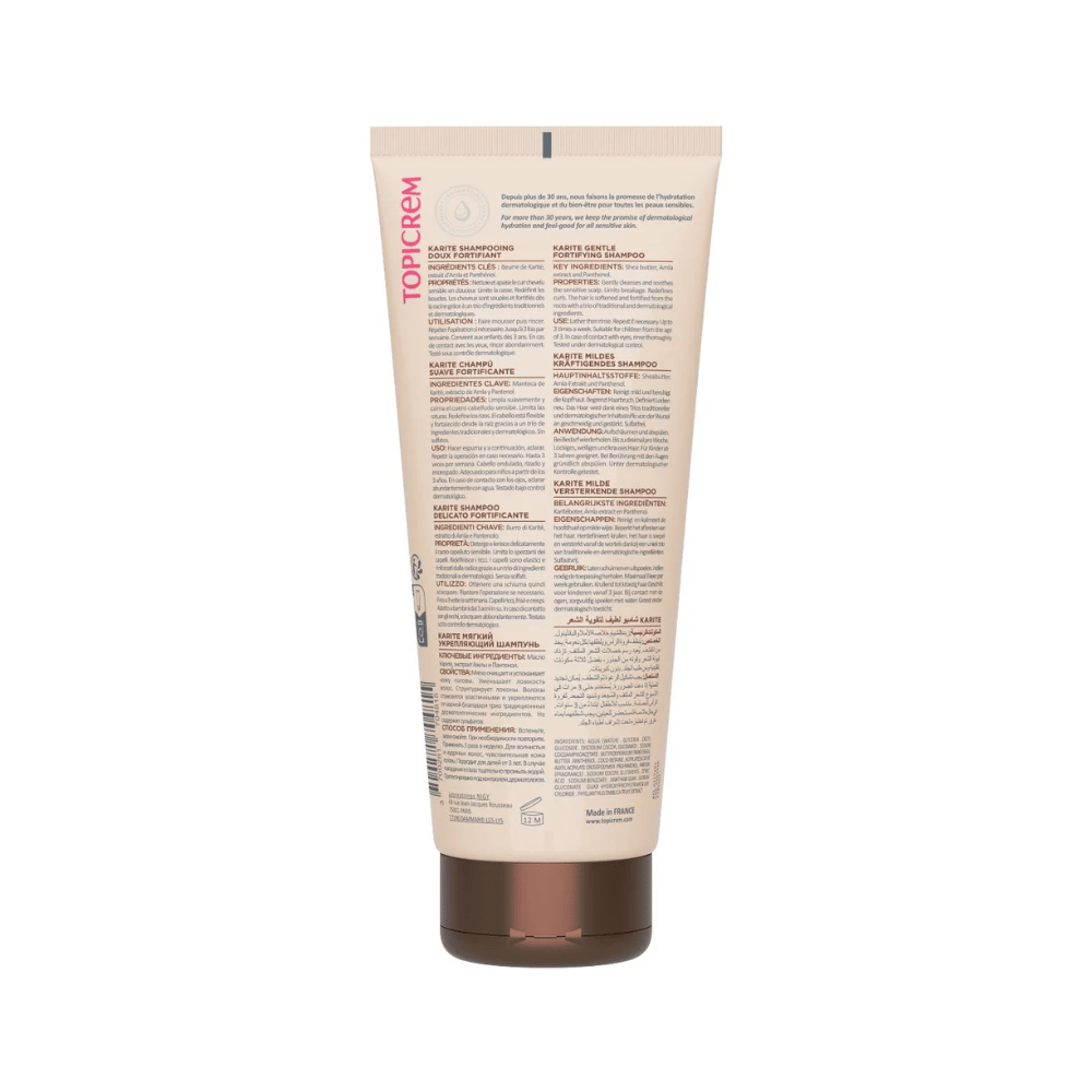Topicrem Shampoo Topicrem KARITE Gentle Fortifying Shampoo 200ml – Cosmetics Online IE