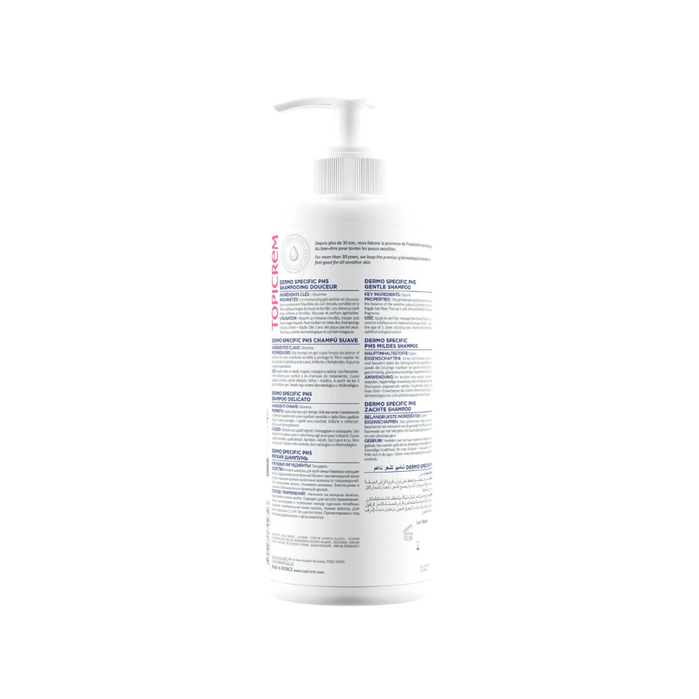 Topicrem Shampoo Topicrem PH5 Gentle Shampoo 500ml – Cosmetics Online IE