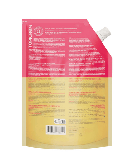 Topicrem Ultra-Hydratant Shower Oil 1l refill