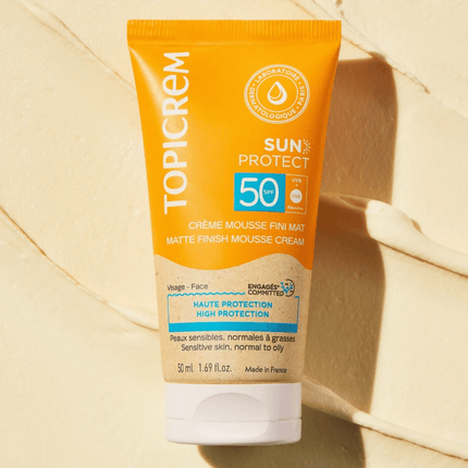 Topicrem Matte Finish Mousse Cream SPF50 50ml