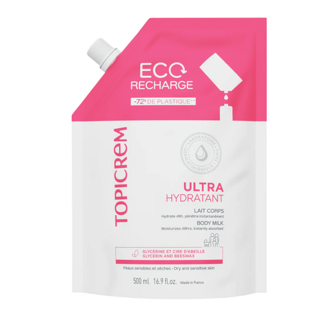 Topicrem UM Body Milk 500ml + UM Body Milk ECO-REFILL 500ml