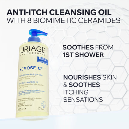 Uriage Xemose C8+ Soothing Cleansing Oil 1L