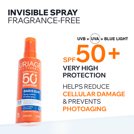 Uriage Bariesun – Invisible Spray Fragrance Free 200ml