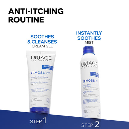 Uriage Xemose C8+ Syndet Gentle Cleansing Syndet 200ml