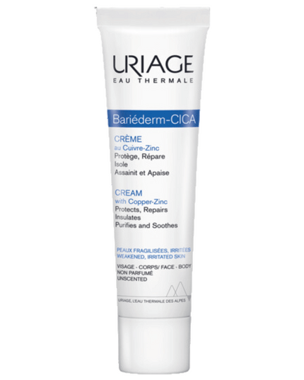 Uriage Bariederm Repairing Cica Cream, Copper And Zinc 40ml