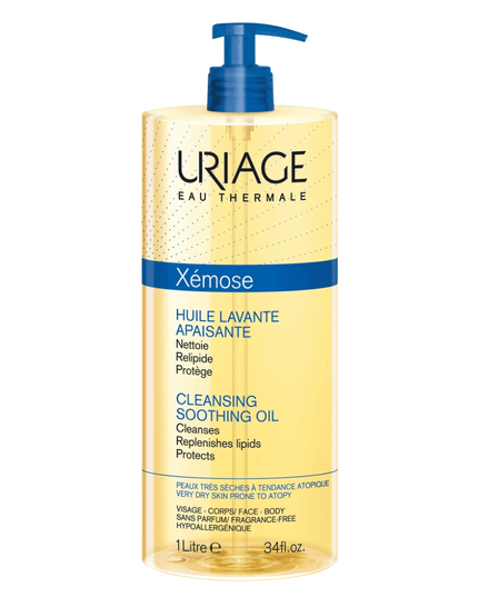 Uriage Cleansing Soothing Oil For Shower & Bath 1L