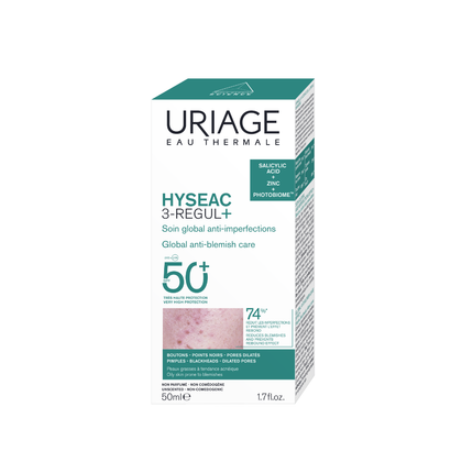 Uriage Hyseac  Very High Protection Fluid  SPF50+ 50ml Bottle