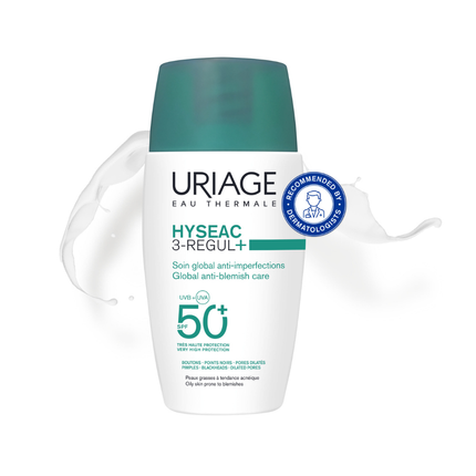 Uriage Hyseac  Very High Protection Fluid  SPF50+ 50ml Bottle