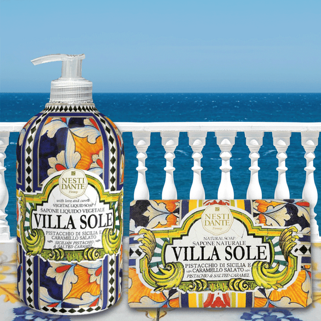 Nesti Dante Villa Sole Sicilian Pistachio and Salted Caramel Soap 250g