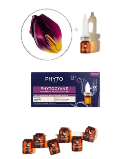 3 Month Supply - Phytocyane Progressive Anti Hair Loss Treatment Women Bundle