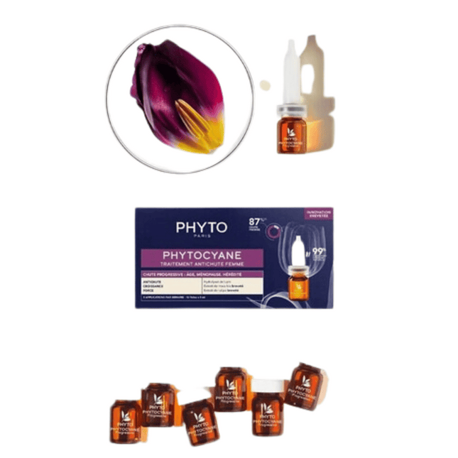 3 Month Supply - Phytocyane Progressive Anti Hair Loss Treatment Women Bundle