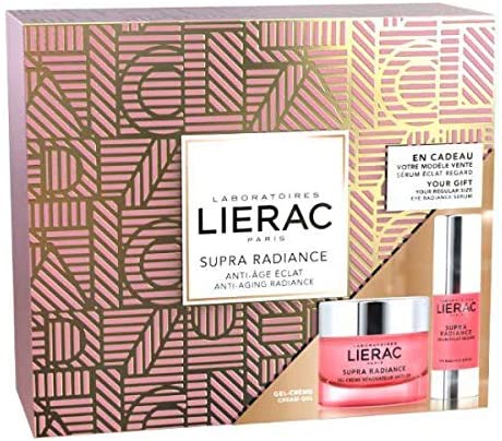Lierac Supra Radiance Anti-ox Creme Gel Kit (Normal /Comb ) Radiance Gel Cream 50ml & Eye Serum 30m