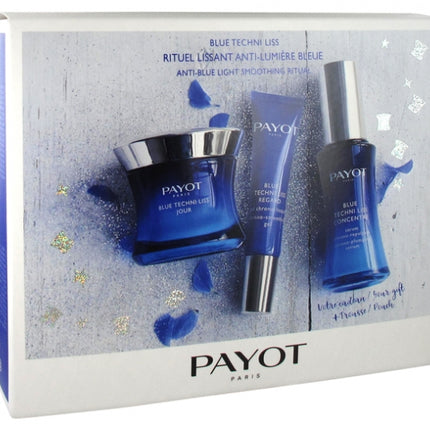 Payot Blue Techni Liss Set Anti Blue Light Smoothing Ritual With Free Pouch