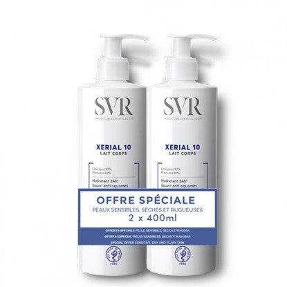 SVR X&Eacute;RIAL 10 BODY LOTION 2 X 400MLCosmetics Online IE