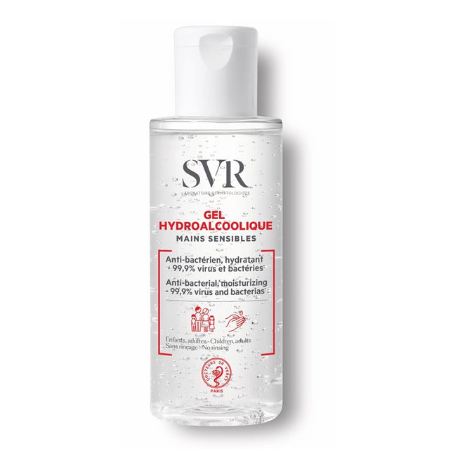 SVR HYDROALCOHOLIC ANTIBACTERIAL HAND GEL SENSITIVE HANDS