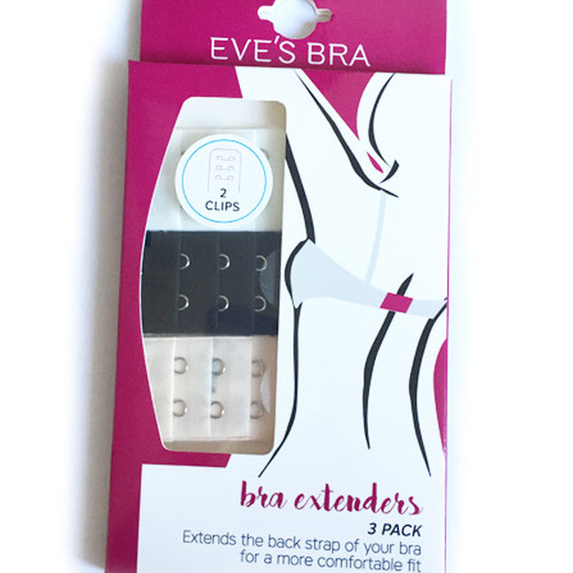 EVES BRAS BRA EXTENDERS - 2 CLIP/ 3PKCosmetics Online IE