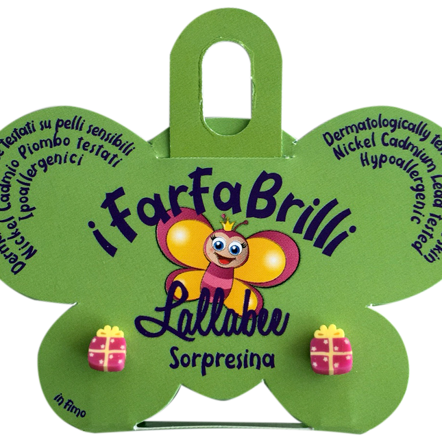 LALLABEE- Farfabrilli Earrings for children ( Sorpresina)Cosmetics Online IE