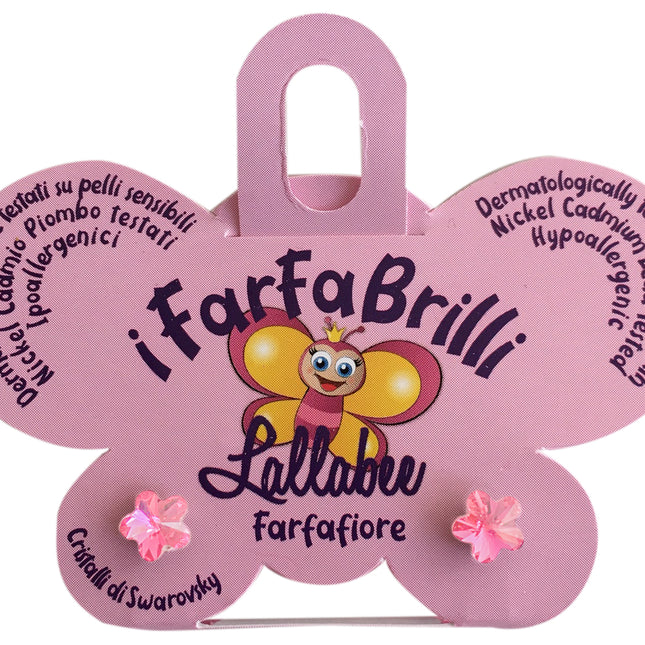 LALLABEE- Farfabrilli Earrings for children (Farfafiore)PINK FLOWERCosmetics Online IE