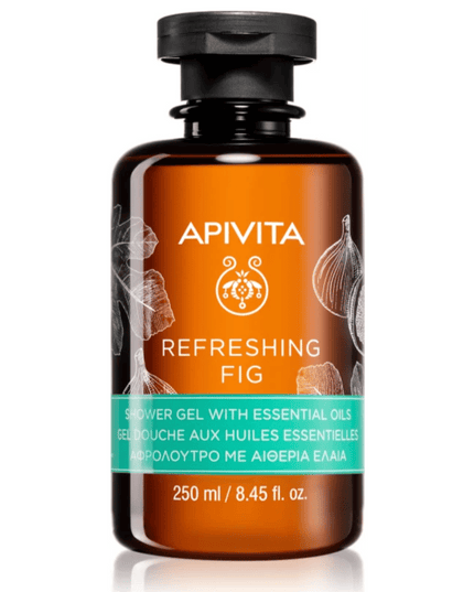 Apivita Refreshing Fig Shower Gel with Essential Oils 250ml
