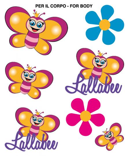 LALLABEE BODY TATTOOS & NAIL STICKERSCosmetics Online IE