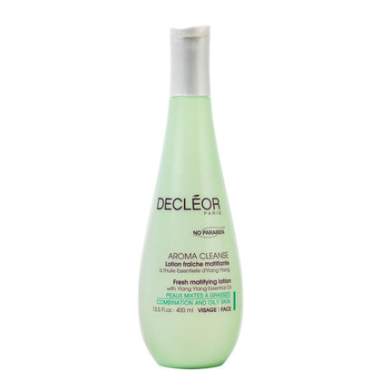 DECLÉOR Aroma Cleanse Fresh Matifying Lotion tones, purifies and mattifies combination to oily skin. Availble at discount on Cosmetics Online