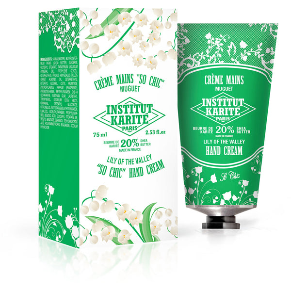 Institut Karité Paris Shea Hand Cream So Chic - Lily of the Valley 75ml-cosmetics-online